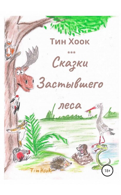 Обложка книги «Сказки Застывшего леса» автора Тина Хоока издание 2020 года.
