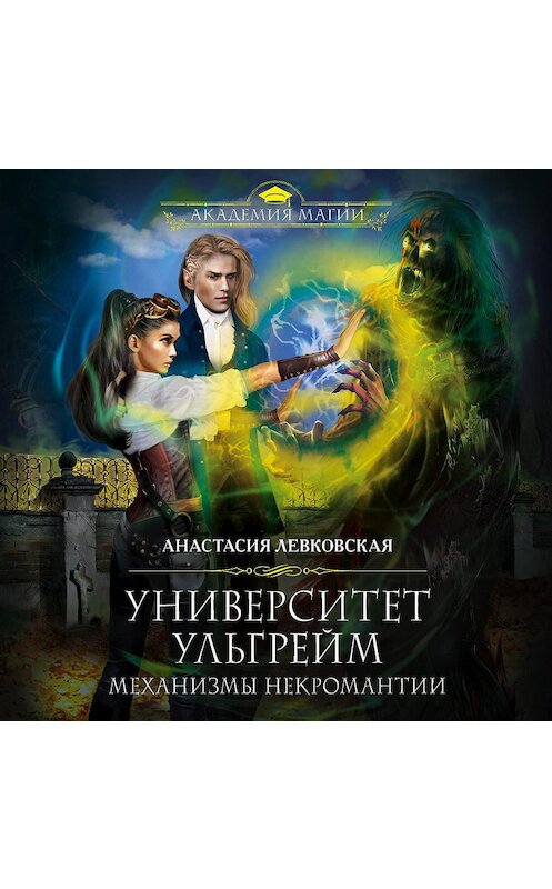 Обложка аудиокниги «Университет Ульгрейм. Механизмы некромантии» автора Анастасии Левковская.