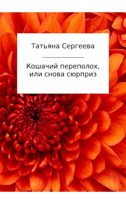 Обложка книги «Кошачий переполох, или Снова сюрприз» автора Татьяны Сергеевы издание 2017 года.