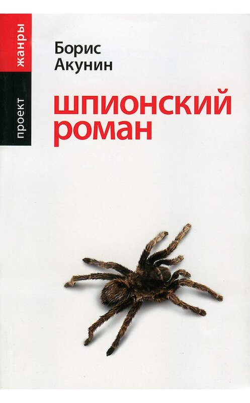 Обложка книги «Шпионский роман» автора Бориса Акунина издание 2008 года. ISBN 9785170501250.