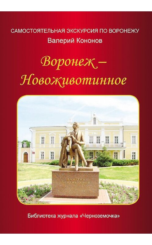 Обложка книги «Воронеж – Новоживотинное» автора Валерия Кононова издание 2013 года.