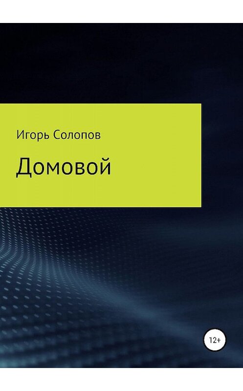 Обложка книги «Домовой» автора Игоря Солопова издание 2019 года.