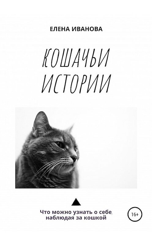 Обложка книги «Кошачьи истории» автора Елены Ивановы издание 2020 года.