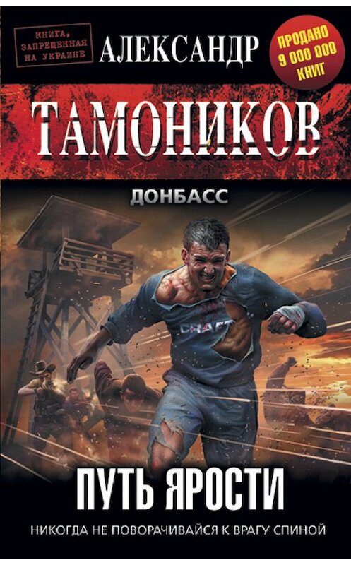 Обложка книги «Путь ярости» автора Александра Тамоникова издание 2015 года. ISBN 9785699846986.