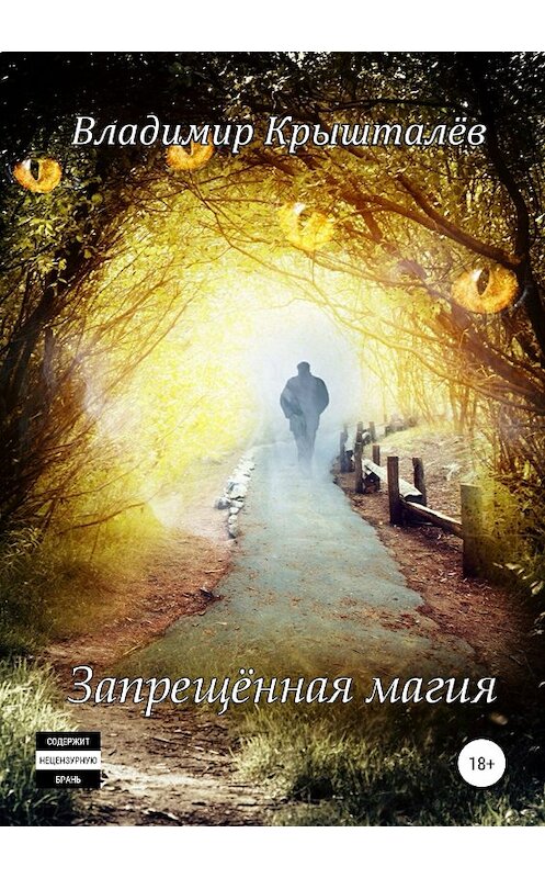 Обложка книги «Запрещённая магия» автора Владимира Крышталёва издание 2018 года.