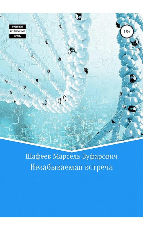 Обложка книги «Не забываемая встреча» автора Марселя Шафеева издание 2020 года.