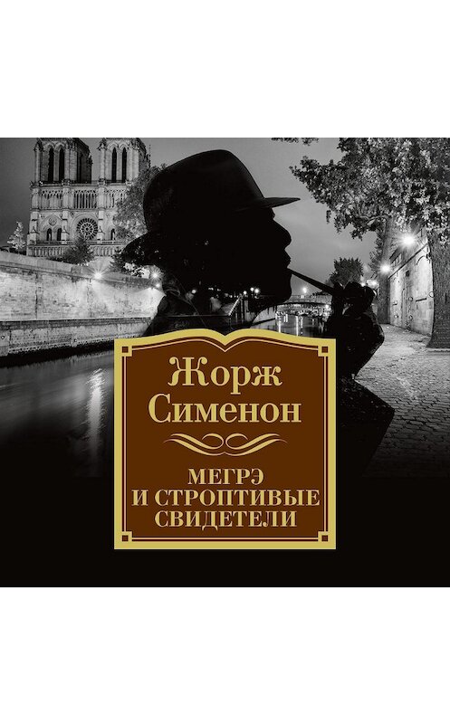 Обложка аудиокниги «Мегрэ и строптивые свидетели» автора Жоржа Сименона. ISBN 9785389140257.