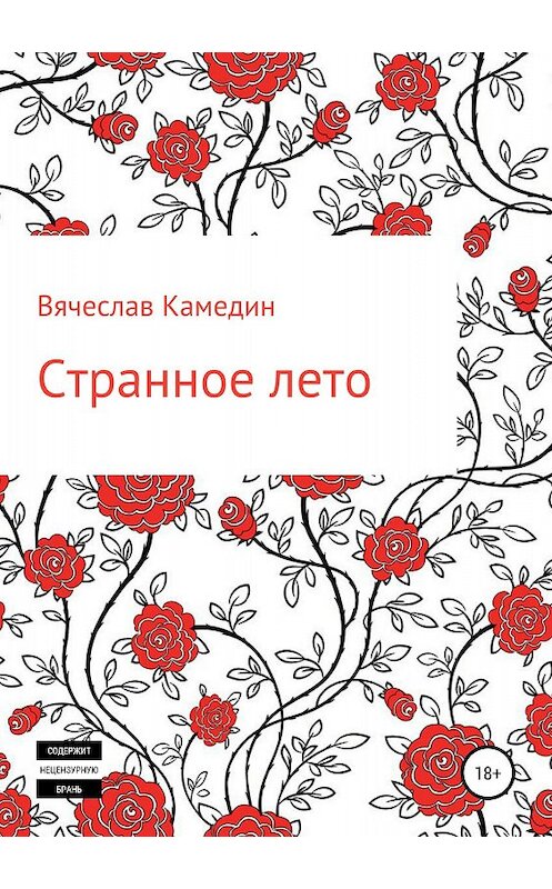 Обложка книги «Странное лето» автора Вячеслава Камедина издание 2018 года.