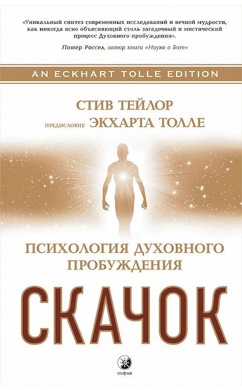 Обложка книги «Скачок. Психология духовного пробуждения» автора Стива Тейлора. ISBN 9785906897091.