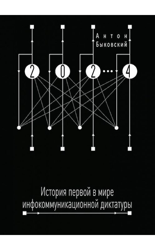 Обложка книги «2024. История первой в мире инфокоммуникационной диктатуры» автора Антона Быковския. ISBN 9785448588259.