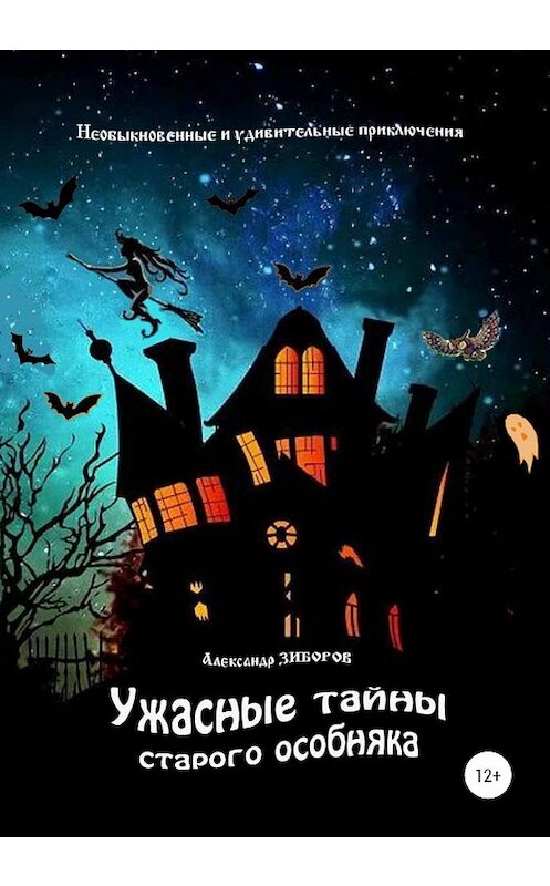 Обложка книги «Ужасные тайны старого особняка» автора Александра Зиборова издание 2020 года.